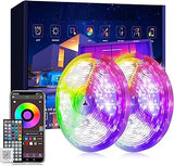Brightown LED Strip Lights 200ft – Worry Free Night Light for Children Rooms, App Dimmable Color Strip