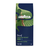 Lavazza Naturally Decaf Coffee 12 oz – Effortless Everyday Brew in a Minimalist, Waste-Conscious Package