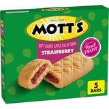 Mott's Soft Baked Bars – Guilt-Free On-the-Go Snack for Commuters and Mindful Snackers, 5 Ct