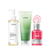 Anua Brightening Beauty Gift Box – Three-Step Double Cleanse & Serum Set, Ideal Birthday or Holiday Present