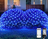 JMEXSUSS Expandable Net Lights – 3-Set Connectable Outdoor String Lights for Large Yard Coverage