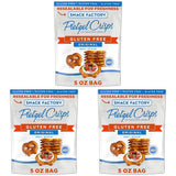 Snack Factory Pretzel Crisps Gluten Free – Patio and Backyard Entertaining Snack, Original Baked 3-Pack