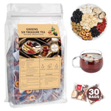 Eight-Herb TCM Tea Blend – Intentional Self-Care Brew in Neutral, Travel-Friendly Packaging, 30 Single-Serve Bags