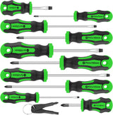 Amartisan 10-Piece Magnetic Screwdriver Set – Valentine's Day Gift for Him, Compact Tool Set with Storage Bucket