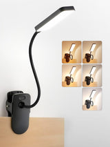 LuminGlow Pro Clip Lamp – Kids Study Light for Playroom Reading Nook, Eye Protection Full Spectrum Clip On