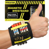 Magnetic Wristband with Breathable Mesh Padding – All-Day Comfort for Long Jobs in the Attic, Garage, and Home Workshop