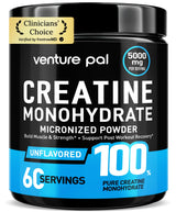 Venture Pal Creatine Monohydrate Powder – Clean-Label Supplement Free of Fillers and Additives