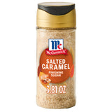 McCormick Finishing Sugar, Salted Caramel Coarse Sugar Blend – No-Heat Required Baking Topping for Family Movie Night Treats