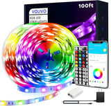 VOLIVO LED Strip Lights – Birthday Gift Idea for Teens and Young Adults, Music Sync App Controlled Room Lights for Gaming and Dorm