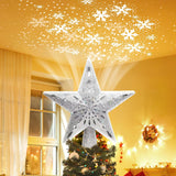 Lumabelle Silent LED Star Tree Topper – Stress-Free Holiday Atmosphere for Cozy Self-Care Corners and Reading Nooks