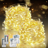 LumBliss LED String Lights – Playroom Decor for Kids, 200 LED Low Heat Copper Wire Lights with 6 Hour Auto Timer