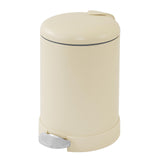 Glad Compact Step Pedal Garbage Can – Brushed Stainless Waste Basket for Intentional Small Spaces