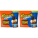 REESE'S OREO White Creme Chocolate Cups – Camping and Picnic Shareable Candy, Individually Wrapped 9 oz