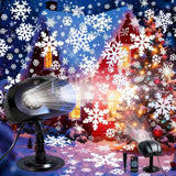 EverGlow Snowflake Room Projector – Stylish Christmas Decor for Apartment & Home Interior, Dual Rotation Pattern with Motor Speed Control