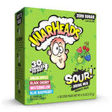Warheads Singles To Go Sour Drink Mix – Kids Birthday Party Drink Mix Sticks, Sour Candy Water Flavor