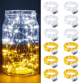 Aurora Glow Starry String Lights 20 LED Weather Resistant for Garden Pathway Decoration and Evening Gatherings