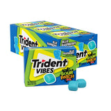 Trident Vibes SOUR PATCH KIDS Blue Raspberry Gum – Party Favor and Playdate Pack for Kids, Sugar-Free Bulk 160 Pieces