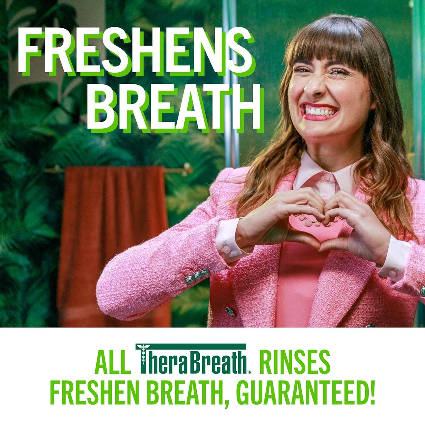 TheraBreath Alcohol-Free Mouthwash to Elevate Your Bathroom Wellness Routine, Mild Mint 1 Liter