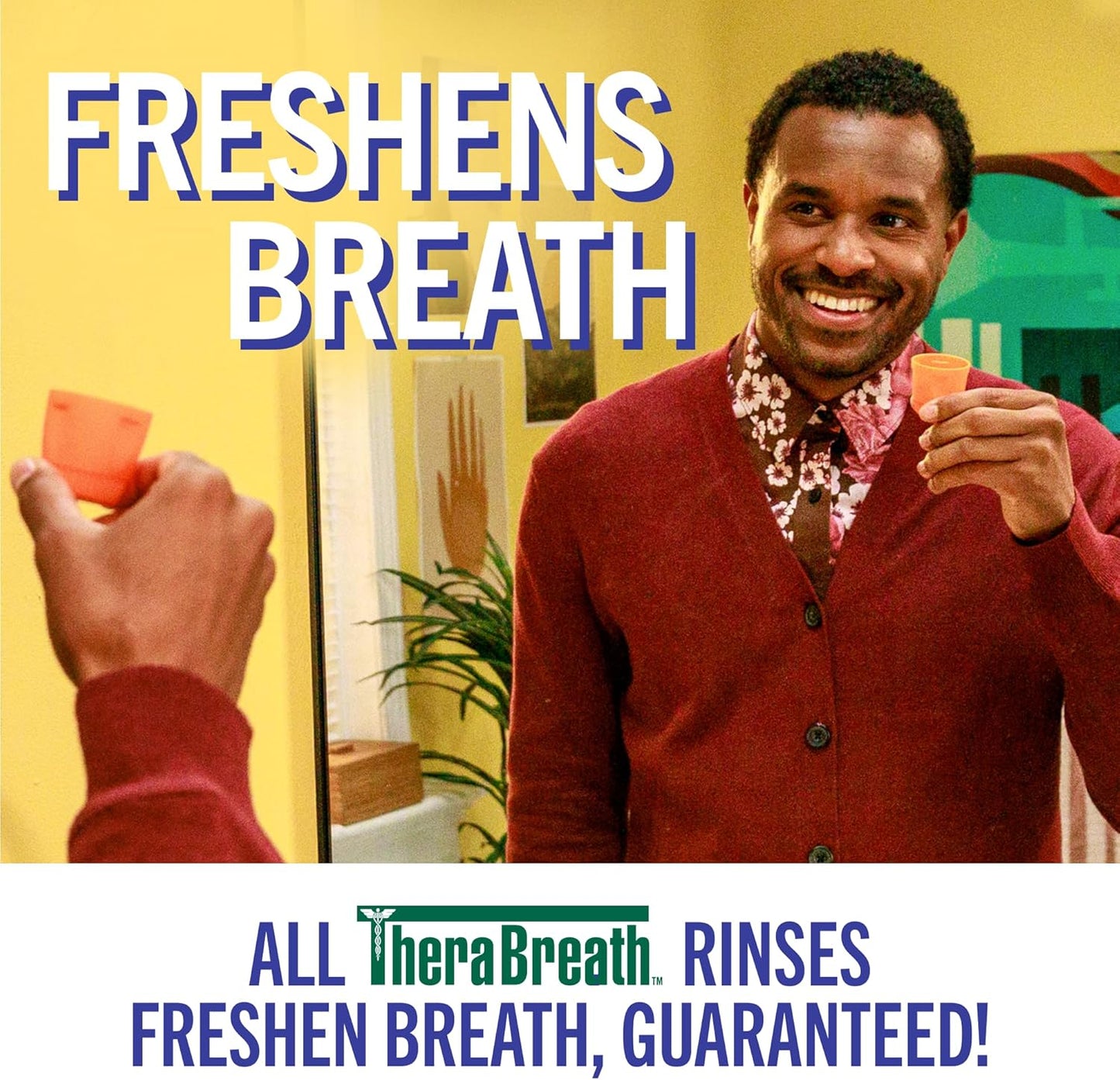 TheraBreath Healthy Gums Oral Rinse – Alcohol-Free Bedtime Routine for Bleeding Gums, Clean Mint