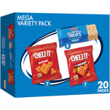 Kellogg's Cheez-It, Pringles, Pop-Tarts and Rice Krispies Treats Box – Portable Snacks for Hiking, Beach Days and Park Outings
