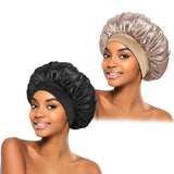 ZHENSILK 2 Pack Silk Bonnet – Thoughtful Birthday Gift for Women, Satin Sleep Cap Set for Mom Wife Sister Hair Care Lover