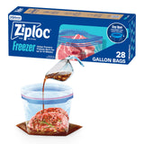 Ziploc Gallon Freezer Bags – Sous Vide Sealing and Freezer Storage for Healthy Home Cooking