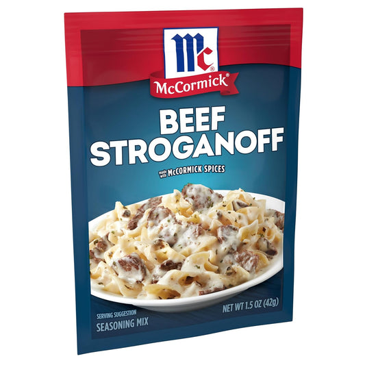 1.5 oz single-pouch portion sized for one batch of stroganoff