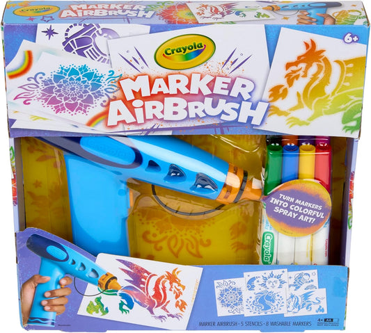 1 redesigned battery-powered airbrush sprayer (4 aa batteries required, not included)