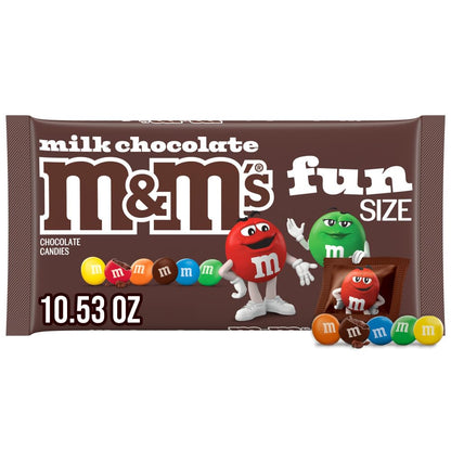 10.53-ounce bulk bag with multiple individually wrapped fun-size pouches