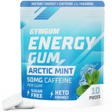 GYMGUM Energy Caffeine Gum | Cute Holiday Gift for the Health Conscious Friend, Vegan Guarana Chewing Gum Set