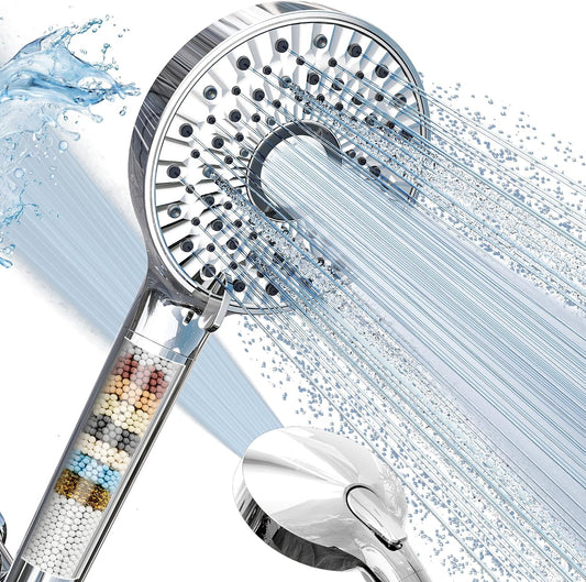 10 versatile spray modes including rain, pulse, mist, mixed, and water-saving pause