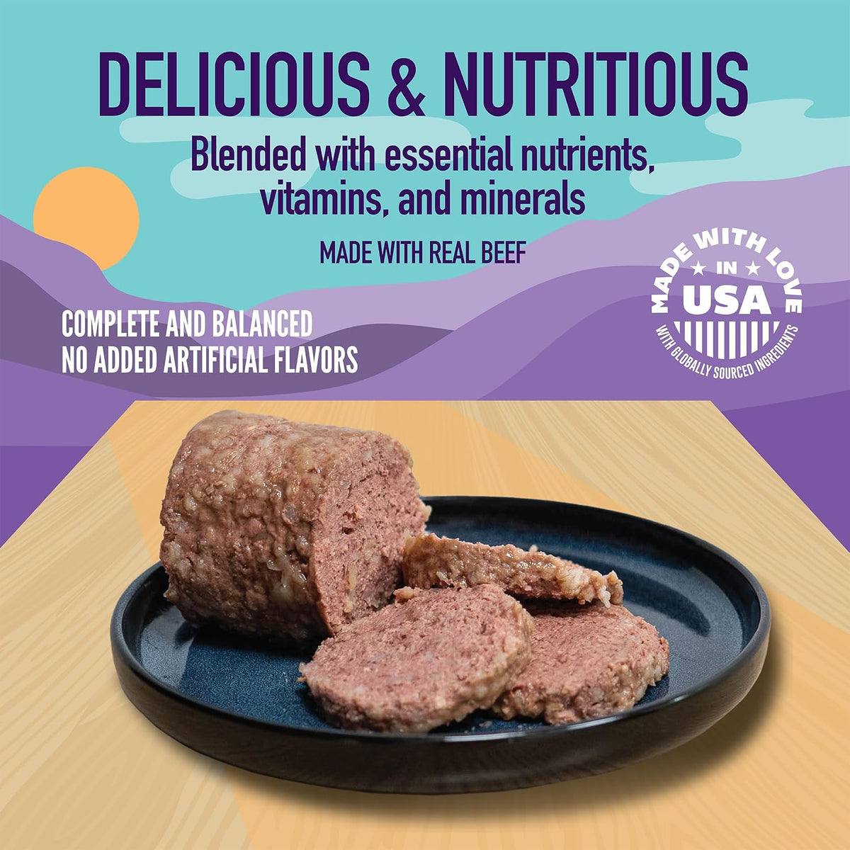 12-can case packaging with 13.2oz per can sized for single-portion daily feeding