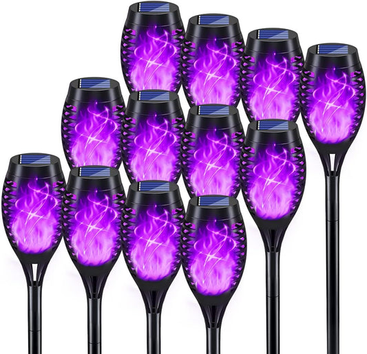12-led flickering flame simulation per torch