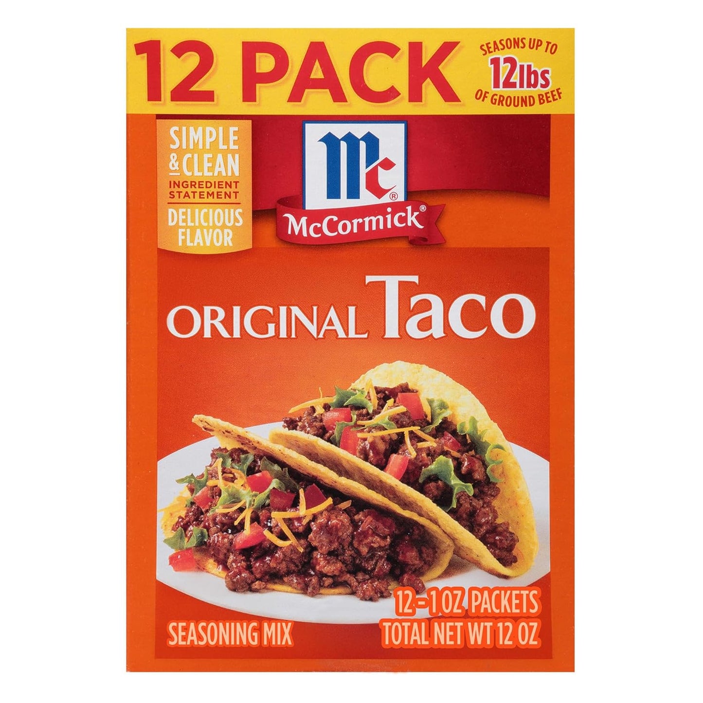 12 oz resealable canister (or 12- and 24-pack of 1 oz single-serve pouches)