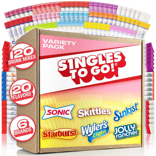 120 individual single-serve powder packets for grab-and-go convenience