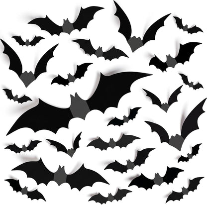 140 bats in 5 graduated sizes ranging from 3 inches up to 11.7 inches wingspan