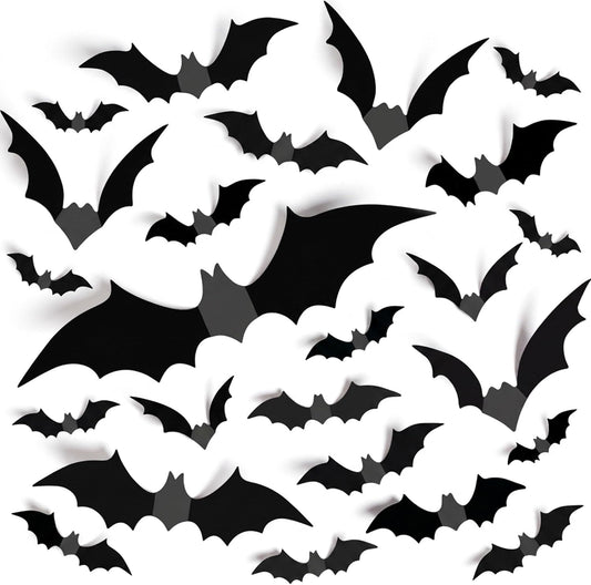 140 bats in 5 graduated sizes ranging from 3 inches up to 11.7 inches wingspan