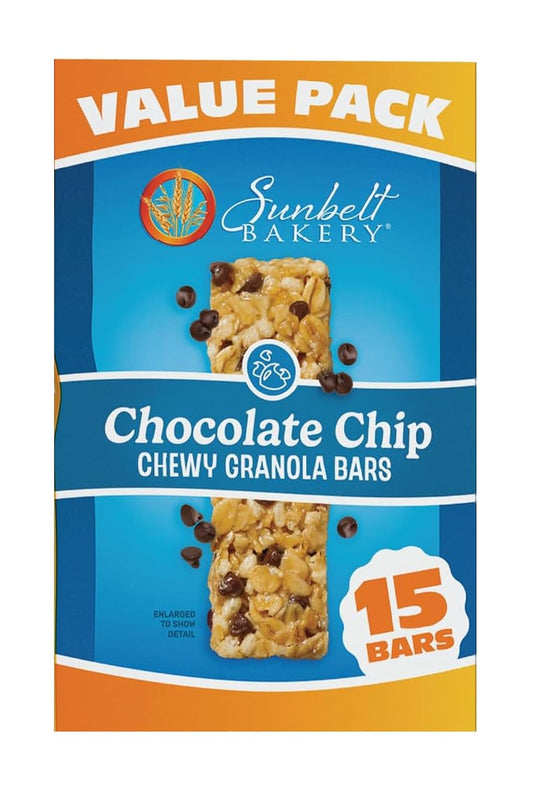 15 individually wrapped chewy granola bars per carton for grab-and-go convenience