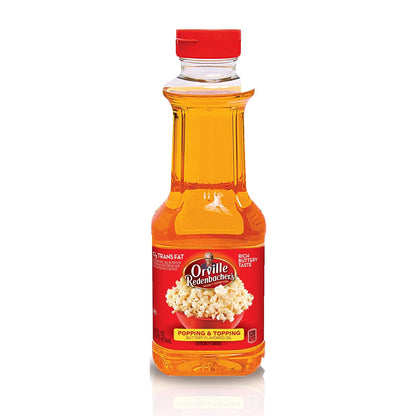 16 fl oz buttery flavored popping and topping oil