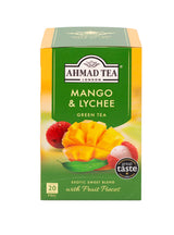 Ahmad Tea Green Tea Mango & Lychee – Cold-Brew Tropical Tea for Picnics & Sunroom Sipping