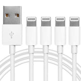 [Brand] Lightning Cable 4-Pack – Home Office Desk Charger for iPhone and iPad