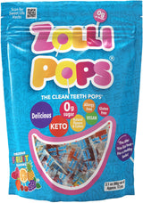 Zollipops Clean Teeth Lollipops – Dentist Approved Stocking Stuffer and Holiday Gift for Healthy Smiles