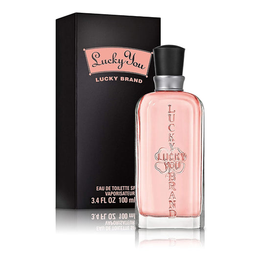 3.4 fl oz eau de toilette spray bottle with 4-hour scent duration