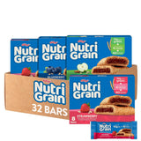 Nutri-Grain Whole Grain Bars – Grab-and-Go Office Breakfast for Commuters, 64-Bar Variety Pack