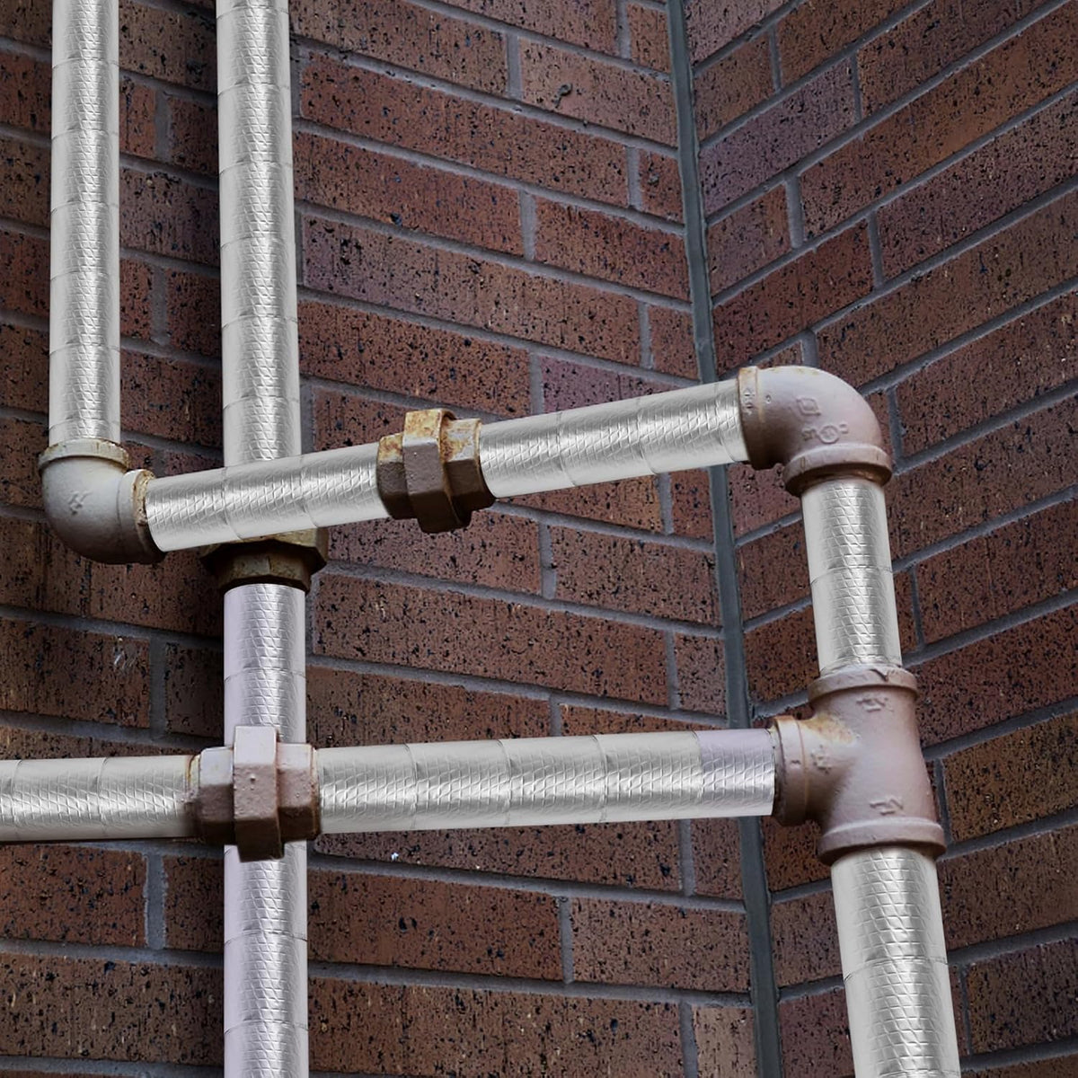 33ft Pipe Wrap Tape - Tool-Free Foam Insulation for Time-Saving Handyman Jobs and Contractor Site Work