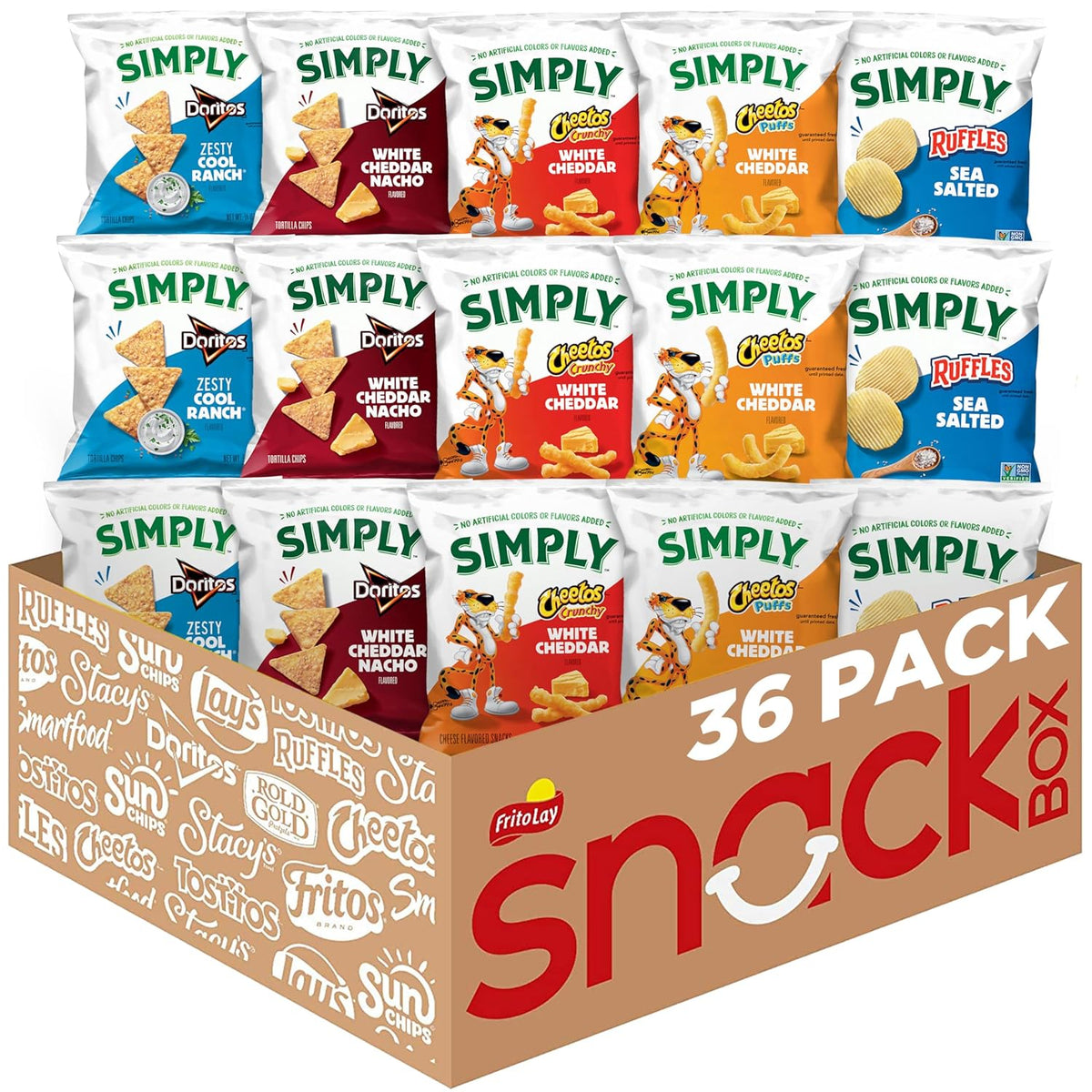 36 individually sealed 0.875 oz single-serve bags