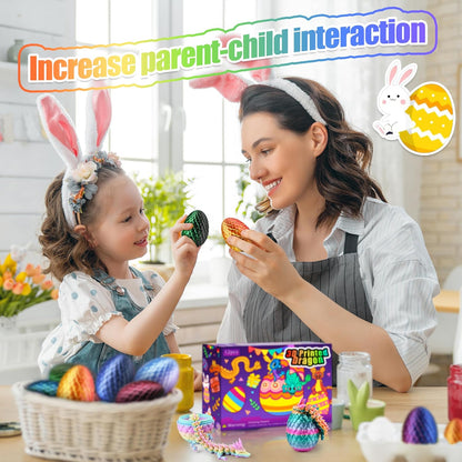 3D Printed Dragon Egg Hunt Set – 12 Weather-Resilient Mini Eggs for Backyard Lawn, Community Easter Event and Outdoor Classroom Activities