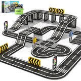 [BRAND] Magnetic Road Building Set – Educational Toy for Structured Homeschool Curriculum and Focused Solo Play