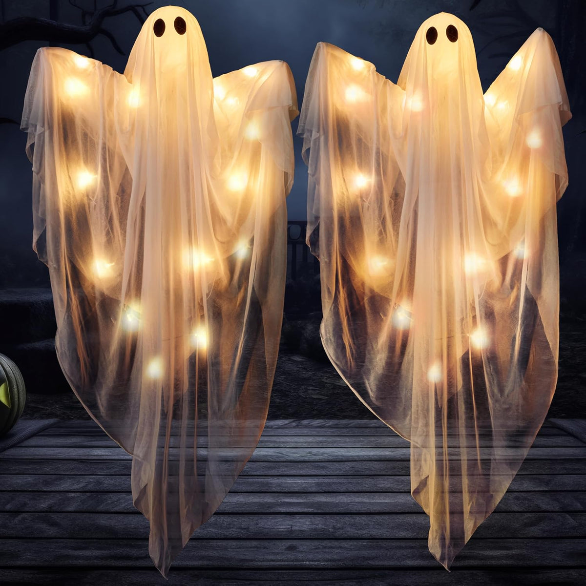47-inch tall hanging ghost figure (sold as a 2-pack)