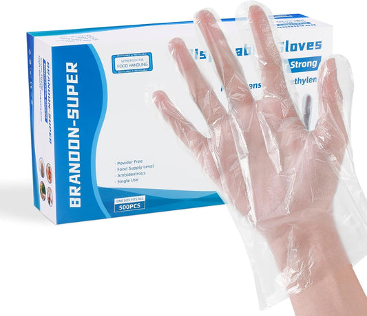 500 gloves per case for high-volume, long-lasting supply